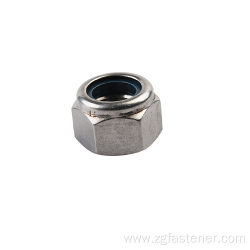 stainless steel hex nylon insert lock nuts DIN985 nylon locking nut